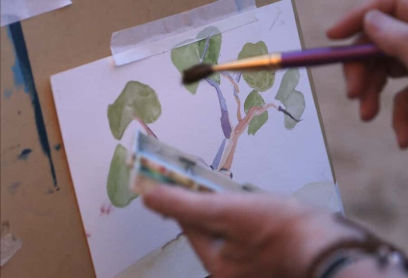 Alice Springs: Simpsons Gap Sunset Watercolor Painting Class - The Sum Up