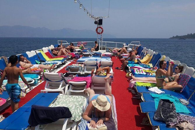 All Inclusive Boat Trip with Turunc and Kumlubuk break from Marmaris - FAQs