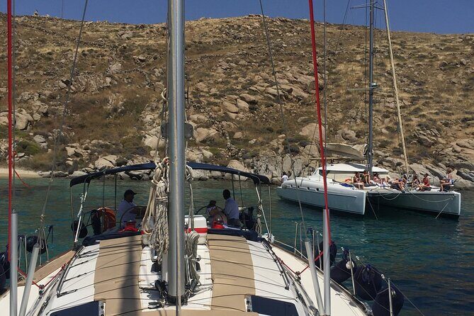 All inclusive Delos & Rhenia Islands tour up to 12 pax (free transportation) - Gourmet Greek Lunch & Onboard Amenities