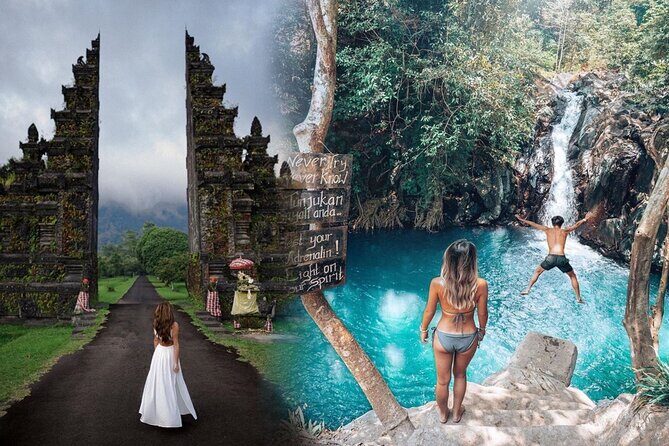 All Inclusive : Jumping Sliding at Aling- Aling Waterfall - Handara Gate - Lunch - An In-Depth Look at the Waterfall Adventure