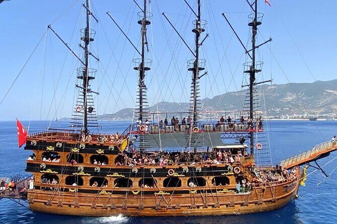 All-inclusive Pirate Boat Trip in Alanya - Food and Drinks: What’s Included and What’s Extra