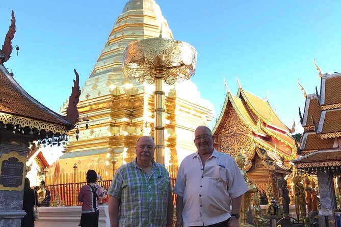 Alms and Wat Phra That Doi Suthep Private Chiang Mai Tour - Exploring Warorot Market