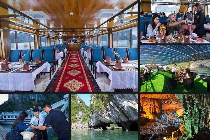 Alova Premium Cruise-Deluxe Day Tour in Ha Long (Titop Island,Cave,Expressway) - Key Points