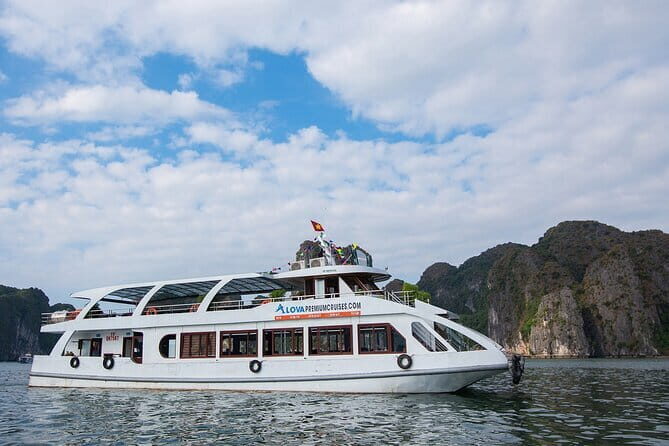 Alova Premium Cruise Halong 1 Day Tour from Hanoi by Expressway - Key Points