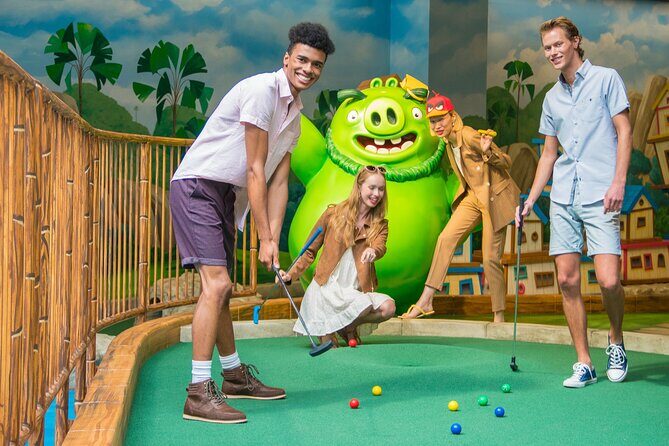 American Dream Angry Birds Indoor Mini Golf Ticket - The Experience and Atmosphere