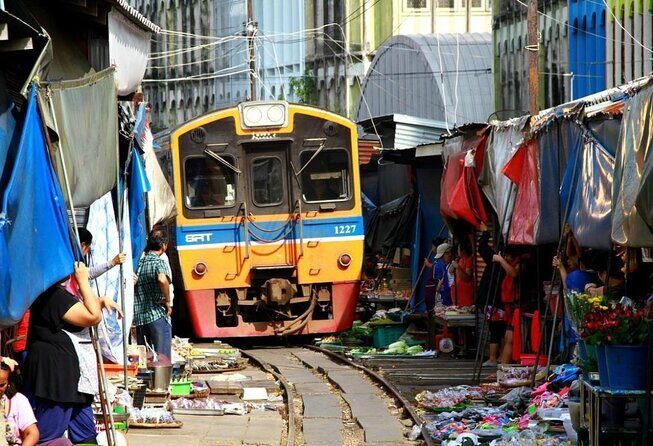 Amphawa Floating Market Tour with Maeklong Railway Market (SHA Plus) - Key Points