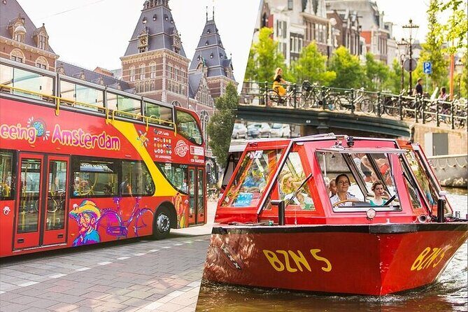 Amsterdam: 24h or 48h Hop-On Hop-Off Tickets Bus and Boat Option - What You Can Expect from This Tour