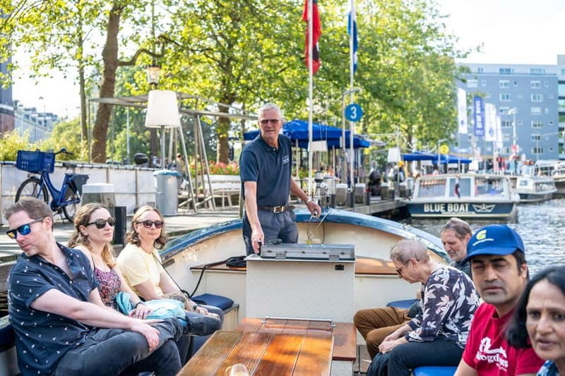 Amsterdam: 75 minute Open Boat Canal Cruise with Live Guide - Key Points