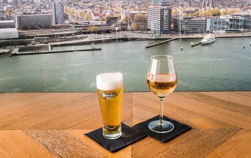 Amsterdam: A'DAM Lookout Entry Ticket with 2 Drinks - The Experience in Detail