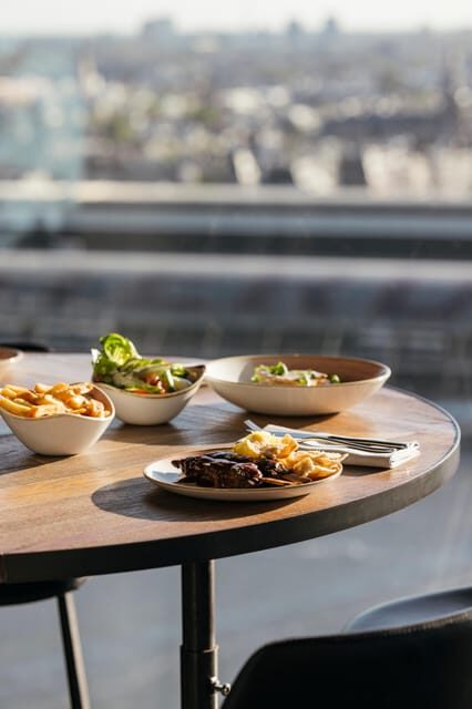 Amsterdam: A'DAM Lookout Ticket and Lunch or Dinner Voucher - Dining at Skybar & Restaurant Madam