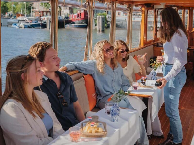Amsterdam: Classic Boat Cruise with Optional Cheese & Wine - Key Points