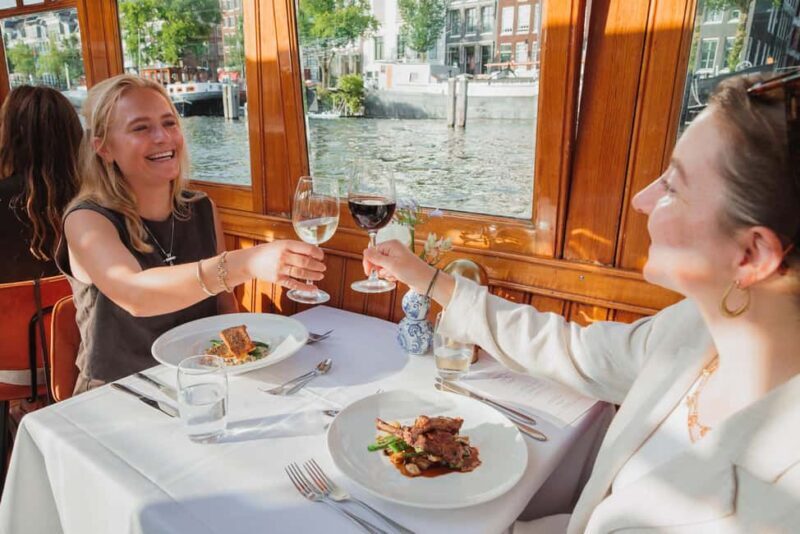 Amsterdam: High-End 3-Course Dinner Canal Cruise - Key Points