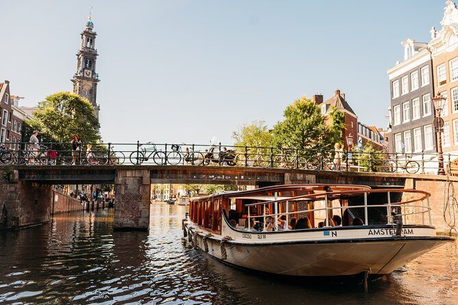 Amsterdam Historic Tour On Classic Saloon Boat - Key Points