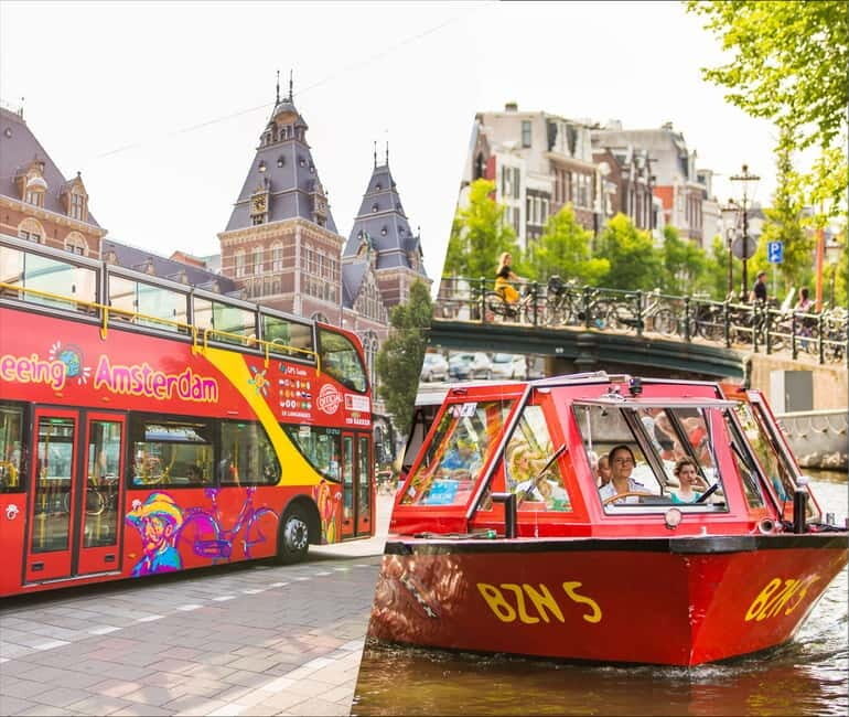 Amsterdam: Hop-On Hop-Off Bus and Boat options - Exploring Amsterdam with the Hop-On Hop-Off Bus and Boat Tour