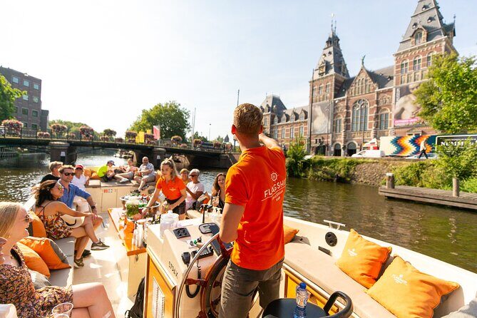 Amsterdam: Luxury Canal Cruise Unlimited Drinks & Bites Option - The Route and Stops in Detail