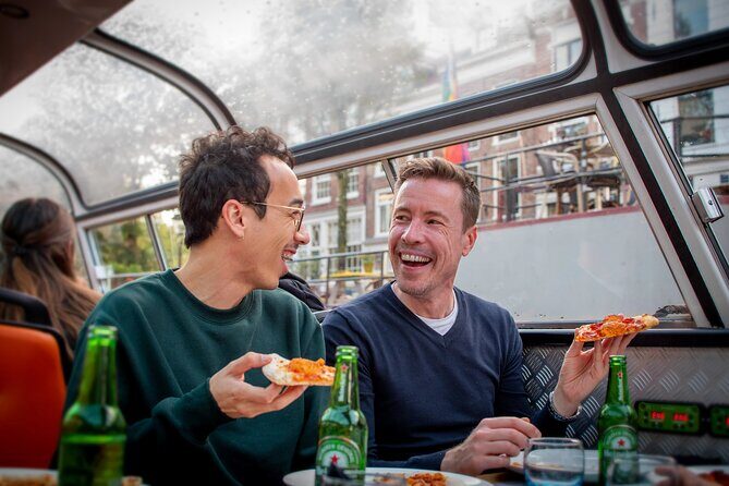 Amsterdam Pizza Cruise with New York Pizza & Drinks - Key Points