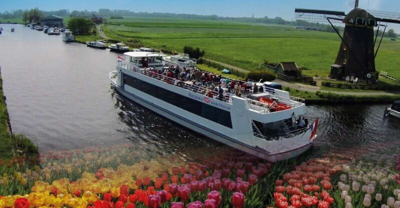 Amsterdam: Tour to Keukenhof Gardens with Windmill Cruise - Key Points