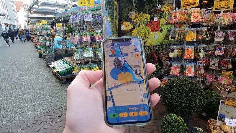 Amsterdam Walking Tour with Smartphone App - Key Points