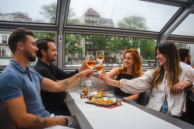 Amsterdam Wine and Cheese Evening Cruise - Duration and Group Size