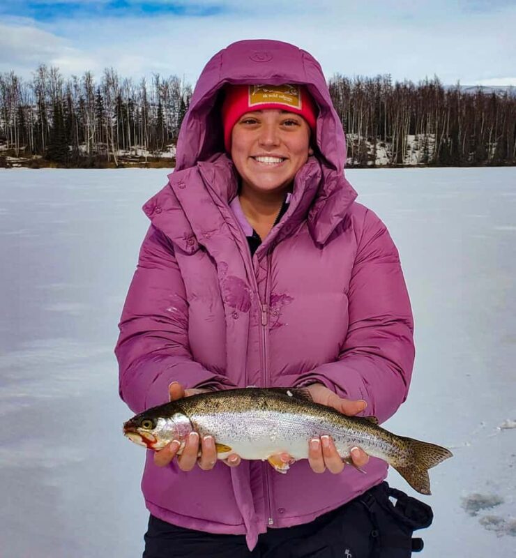 Anchorage: Ice Fishing, Snowmobile ride & Transportation - Key Points