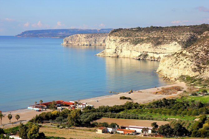 Ancient Kourion, Unique Lefkara and Limassol from Paphos - Stop 1: Aphrodite’s Rock (Petra tou Romiou)