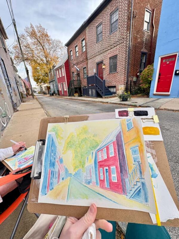 Annapolis: Outdoor Urban Sketching & Painting Class - Key Points