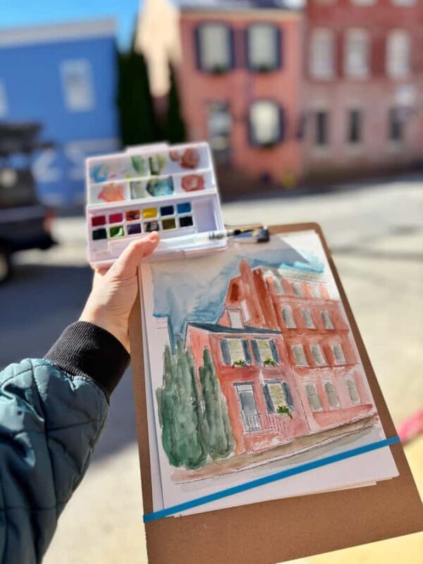 Annapolis: Outdoor Urban Sketching & Painting Class - Authentic Connection with Annapolis