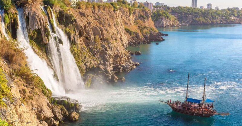 Antalya: Beach & Waterfalls Boat Trip w/ Lunch & Soft Drinks - Exploring the Waterfalls: Karpuzkaldiran and Duden