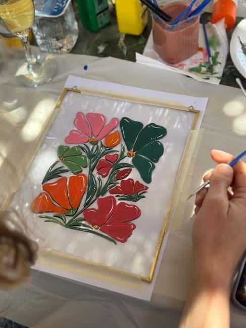 Antalya: Frame Glass Painting Workshop with Turkish Tea - What to Expect from the Workshop