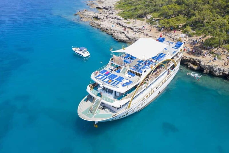 Antalya/Kemer Megastar Boat Trip w/Lunch & Hotel Pickup - Duration & Timing