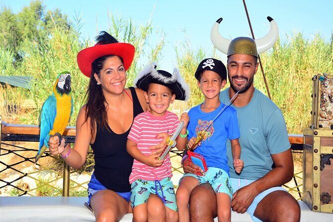 Antalya Lara Pirate Boat Trip w/Soft Drinks, Lunch & Pickup - The Boat: A Floating Pirate Fortress
