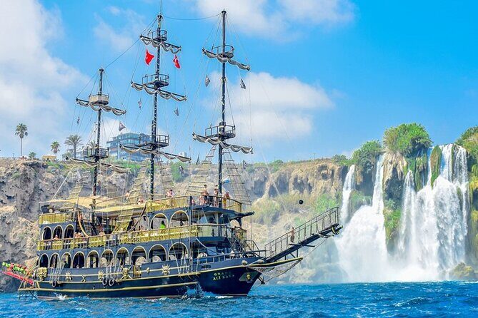 Antalya Lara Pirate Boat Trip w/Soft Drinks, Lunch & Pickup - Food, Drinks, and Relaxation