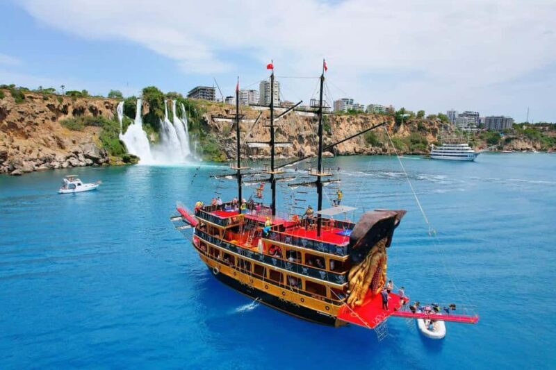 Antalya: Lara Pirate Boat Trip with Unlimited Soft Drinks - Key Points