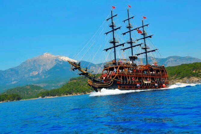 Antalya Pirate Boat Tour with Lunch and Roundtrip Transfer - Key Points