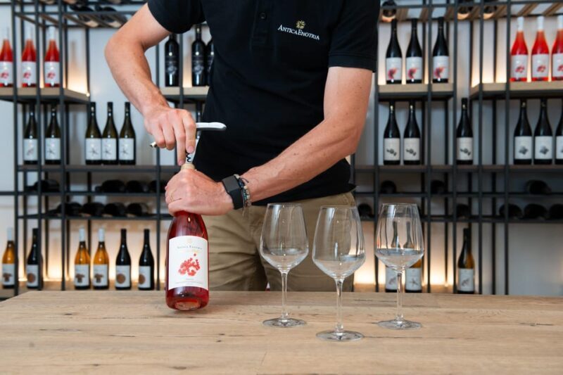 ANTICA ENOTRIA: CELLAR TASTING OF WINES AND PRESERVES - Key Points