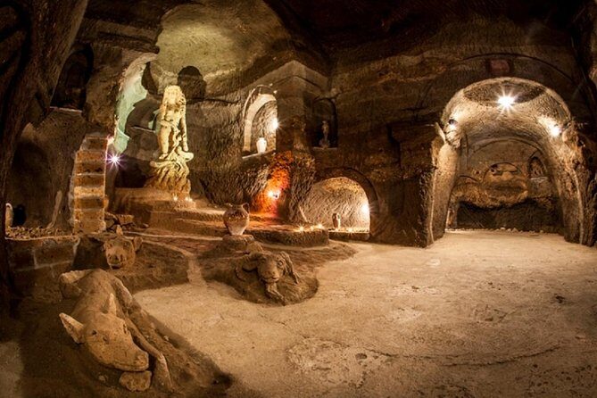 Aperitif in the famous underground caves of Orvieto - Discovering the Caves of Orvieto