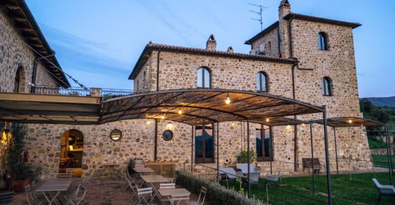 Aperitif on the Terrace of Podere Montale at Sunset - Key Points