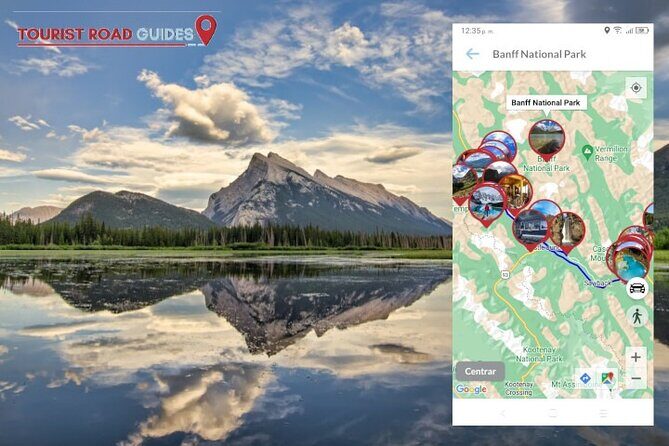 APP Banff self-guided routes with audio guides - Key Points