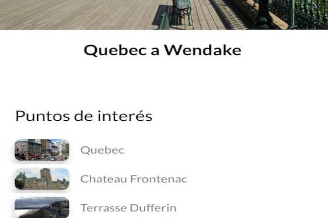 APP Self-Guided Tours Quebec with Audioguide - The Sum Up