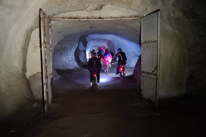 Appian Way eBike tour Underground Adventure with Catacombs - The Majestic Tomb of Caecilia Metella
