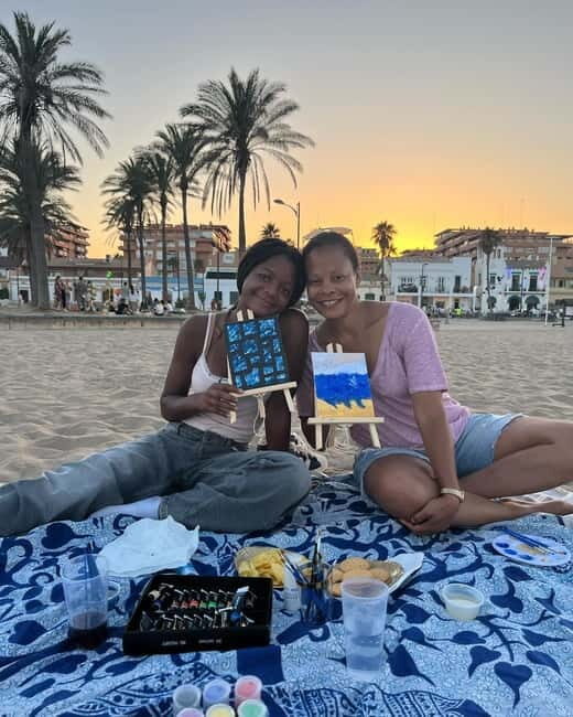 Art and Ocean Breeze: Painting Experience. - Key Points