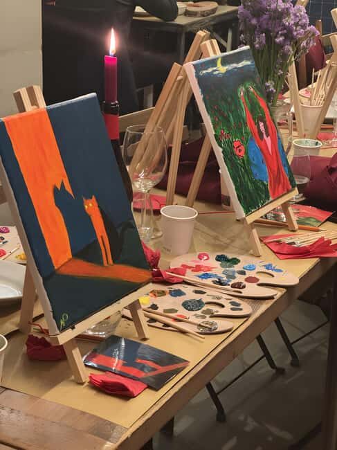 Art and Wine Lab painting experience in Venice and Milano - Key Points