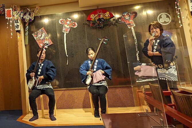 Asakusa: Live music performance over traditional dinner - Key Points