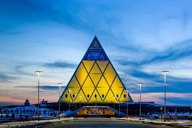 Astana City Tour: Authentic Private Full Day with Lunch + Pickup - Viewing the Triumph Arch
