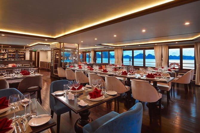 Athena Luxury Cruise in Halong Bay with Meals,Balcony Room & Cave - The Experience of the Scenic Stops and Activities