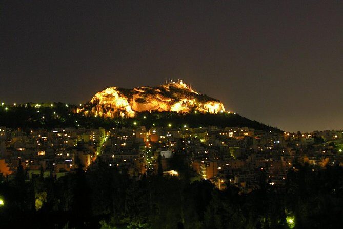 Athens By Night Driving Tour (Highlights) , and Dinner time - The Sum Up