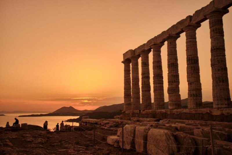 Athens: Cape Sounio Temple of Poseidon & Swimming Day Trip - Lunch at a Traditional Greek Taverna