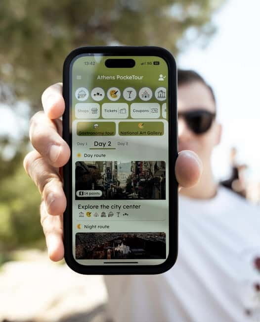 Athens: Custom tours inside an AI powered mobile app - Key Points