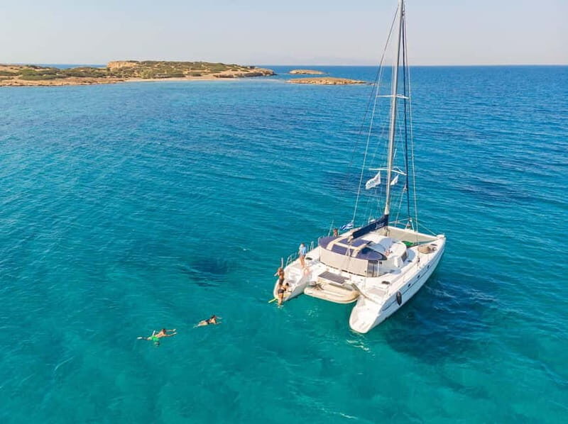 Athens Full-day catamaran cruise with meal & drinks - Key Points