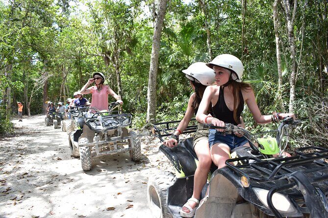 ATV circuit in the jungle + Horseback riding, ziplines & Cenote - Key Points